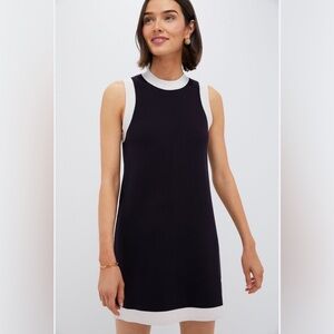 Tuckernuck Midnight Navy and White Knit Mini Dress